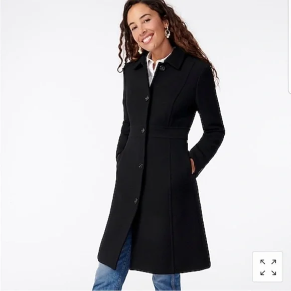 NWT J. Crew Classic Lady Day Coat in Italian double-cloth wool with Thinsulate 0 - Picture 11 of 12